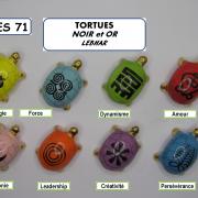 H 67 / TORTUES noir et or / 13 €uros / LEBHAR / 2025