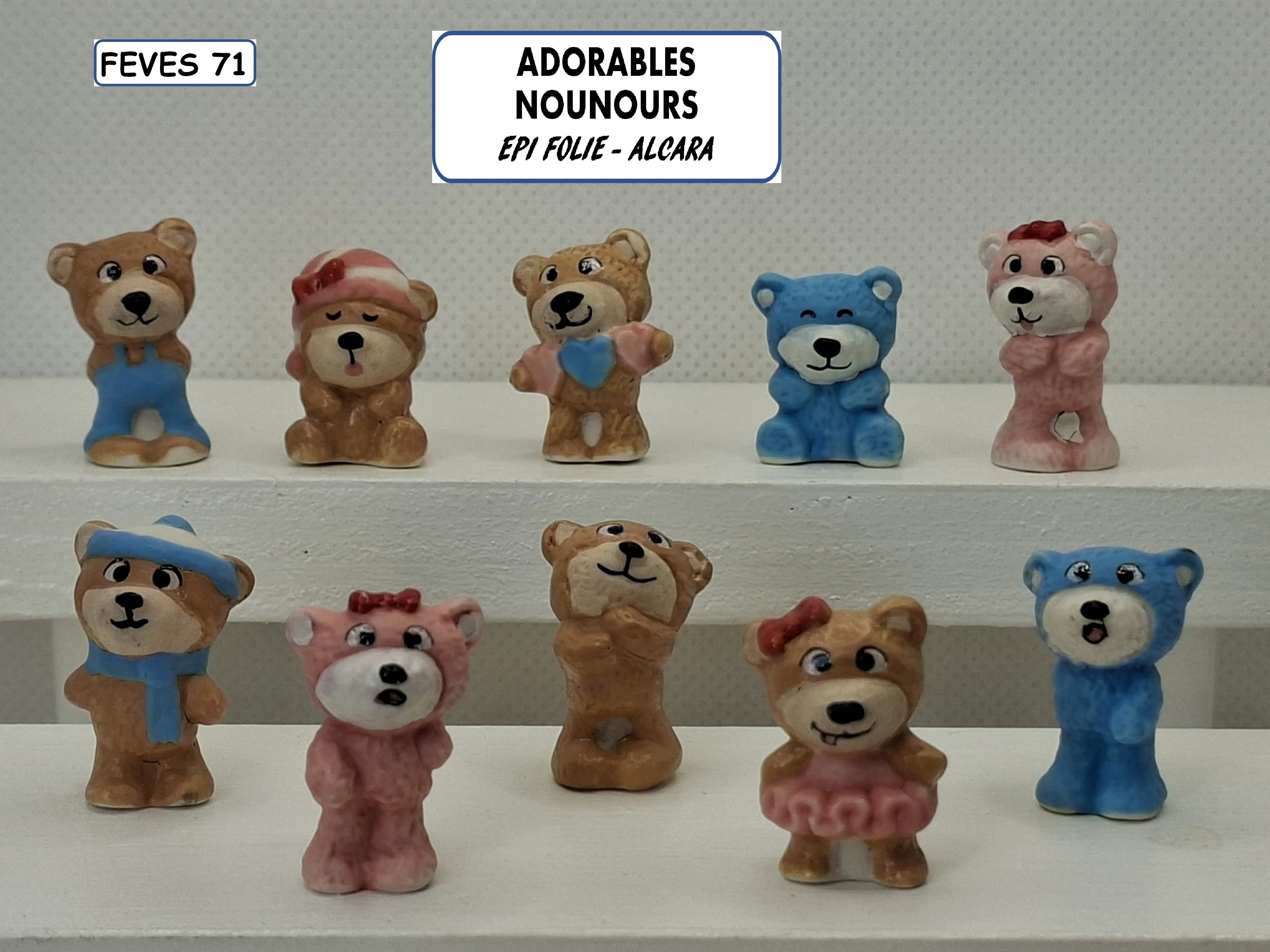 i 06 / ADORABLES NOUNOURS / 13 €uros / EPI FOLIE - ALCARA / AFF 09.2025