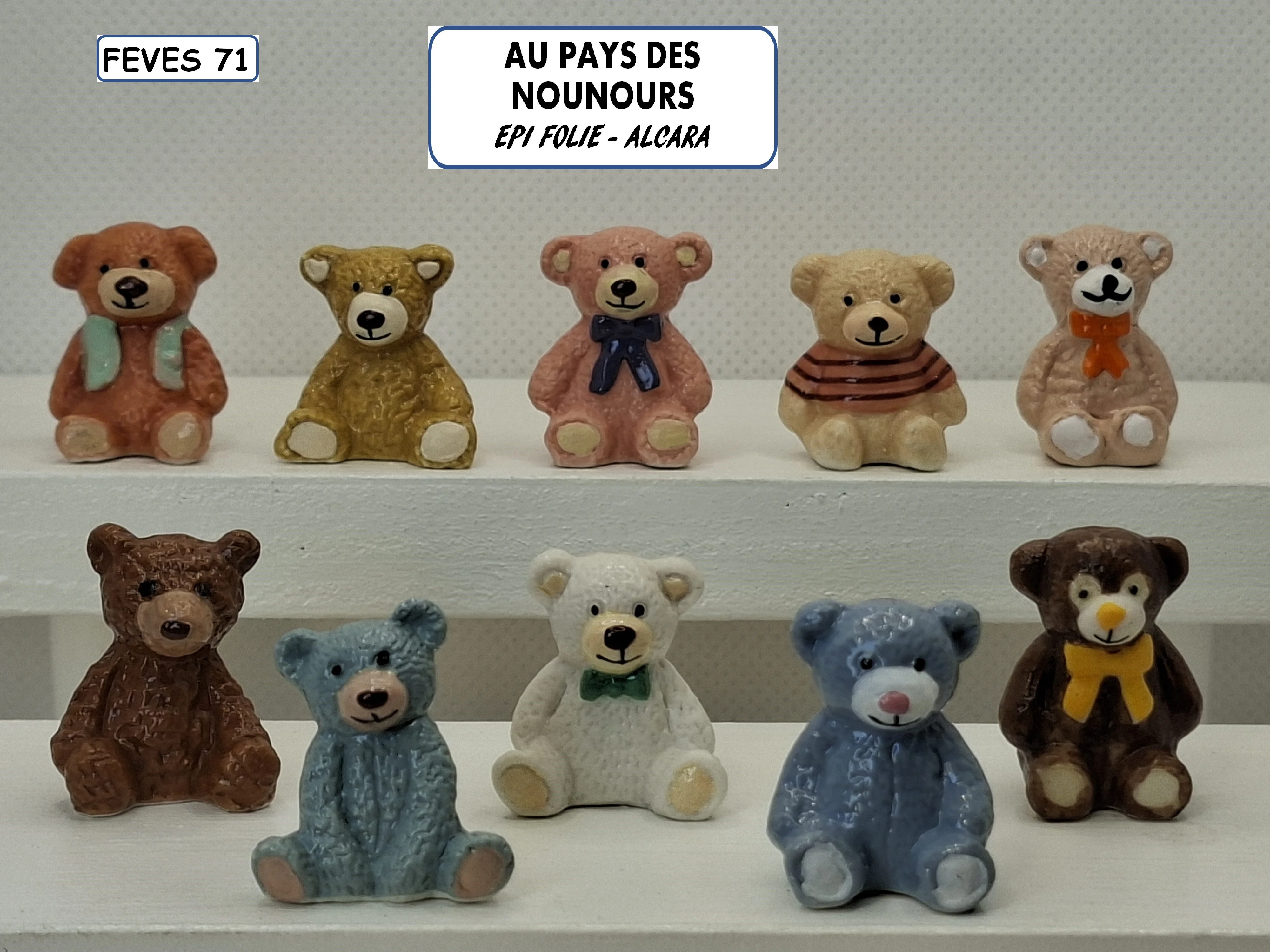 i 09 / AU PAYS DES NOUNOURS / 13 €uros / EPI FOLIE - ALCARA / AFF 140.2025