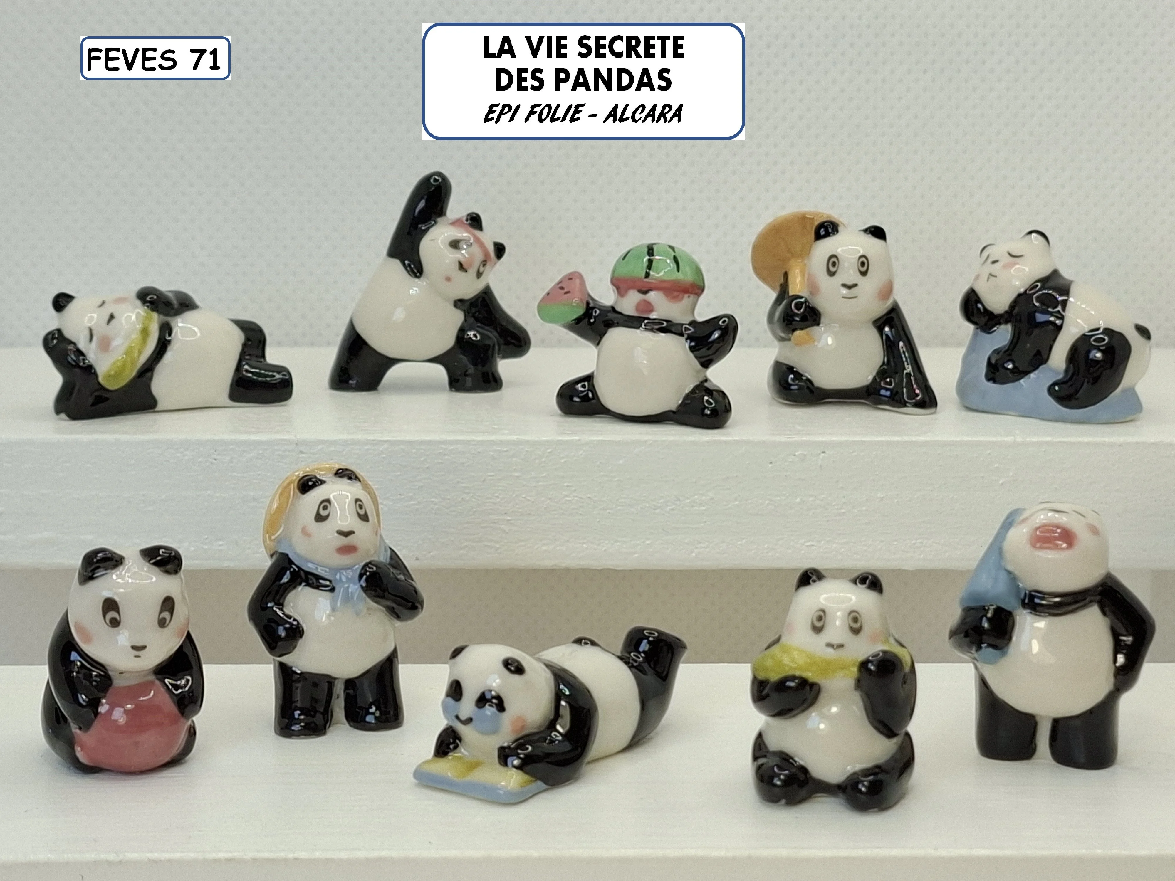 i 37 / LA VIE SECRETE DES PANDAS / 13 €uros / EPI FOLIE - ALCARA / AFF 09.2025