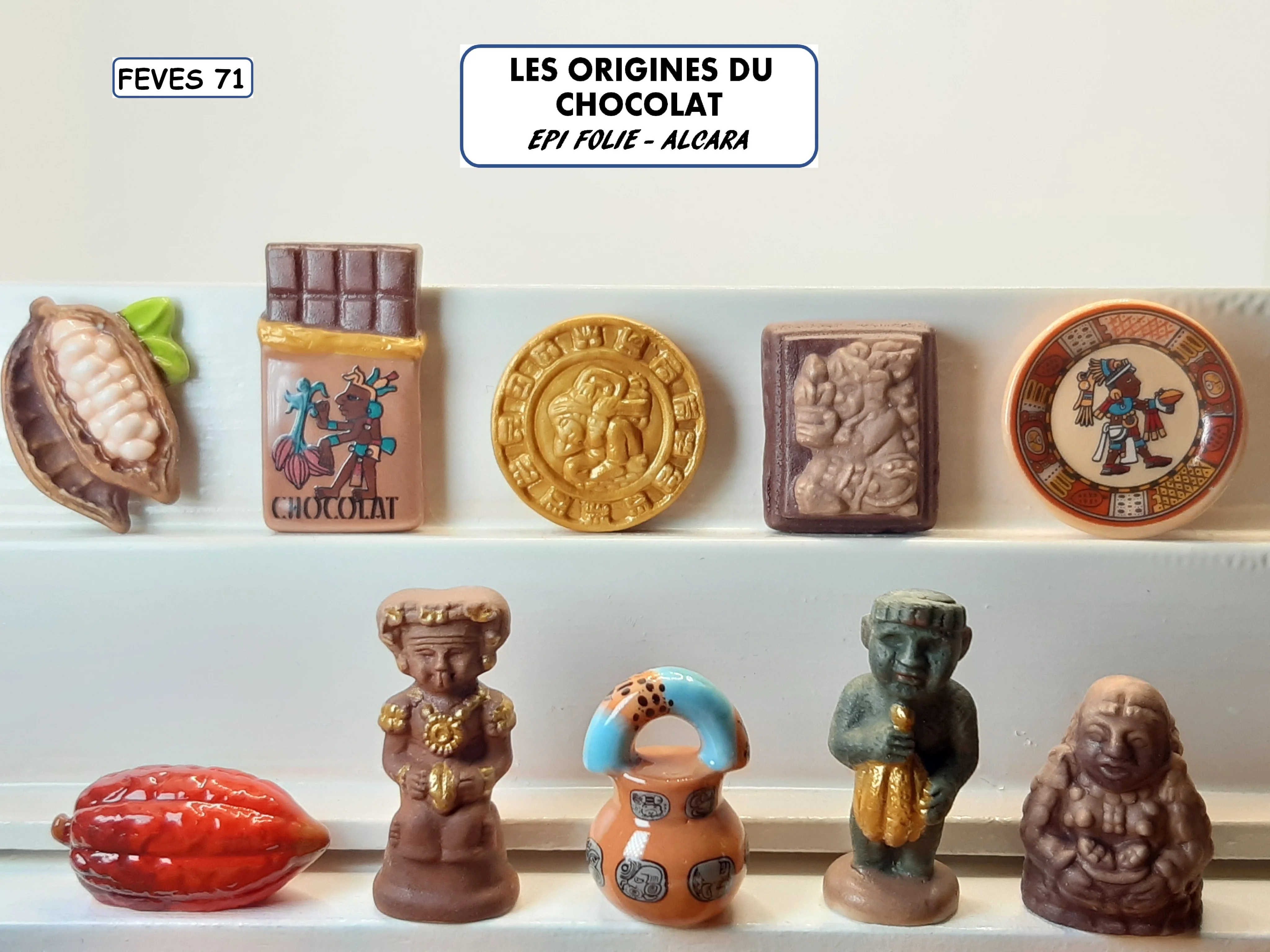 i 44 / LES ORIGINES DU CHOCOLAT / 15 €uros / EPI FOLIE - ALCARA / AFF 05.2025