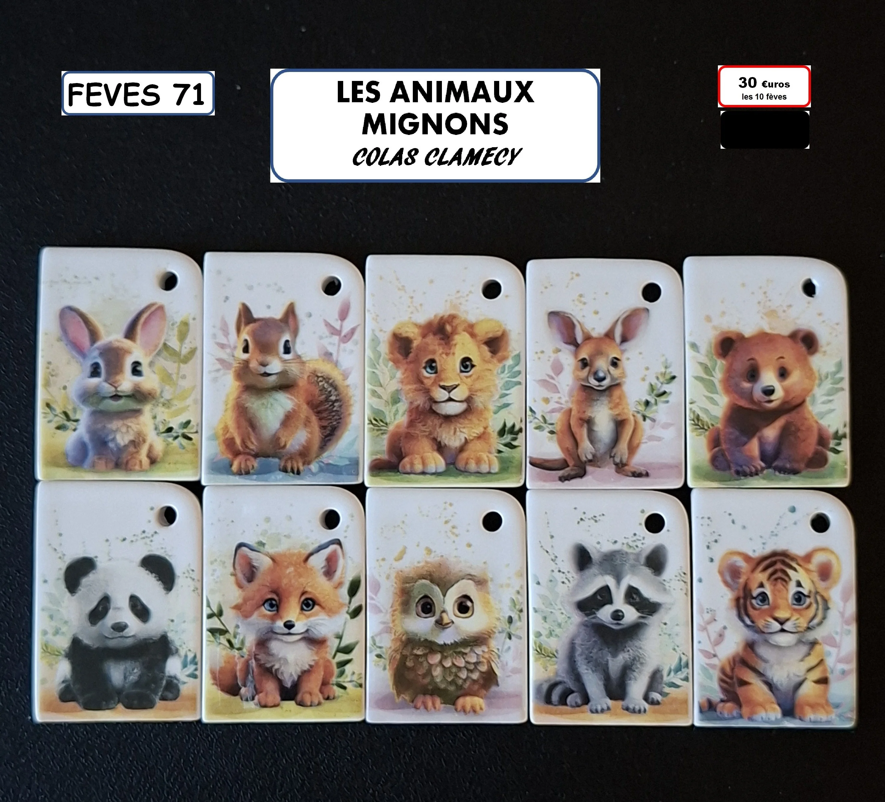 i 81 / LES ANIMAUX MIGNONS / 30 €uros / COLAS CLAMECY / 2026
