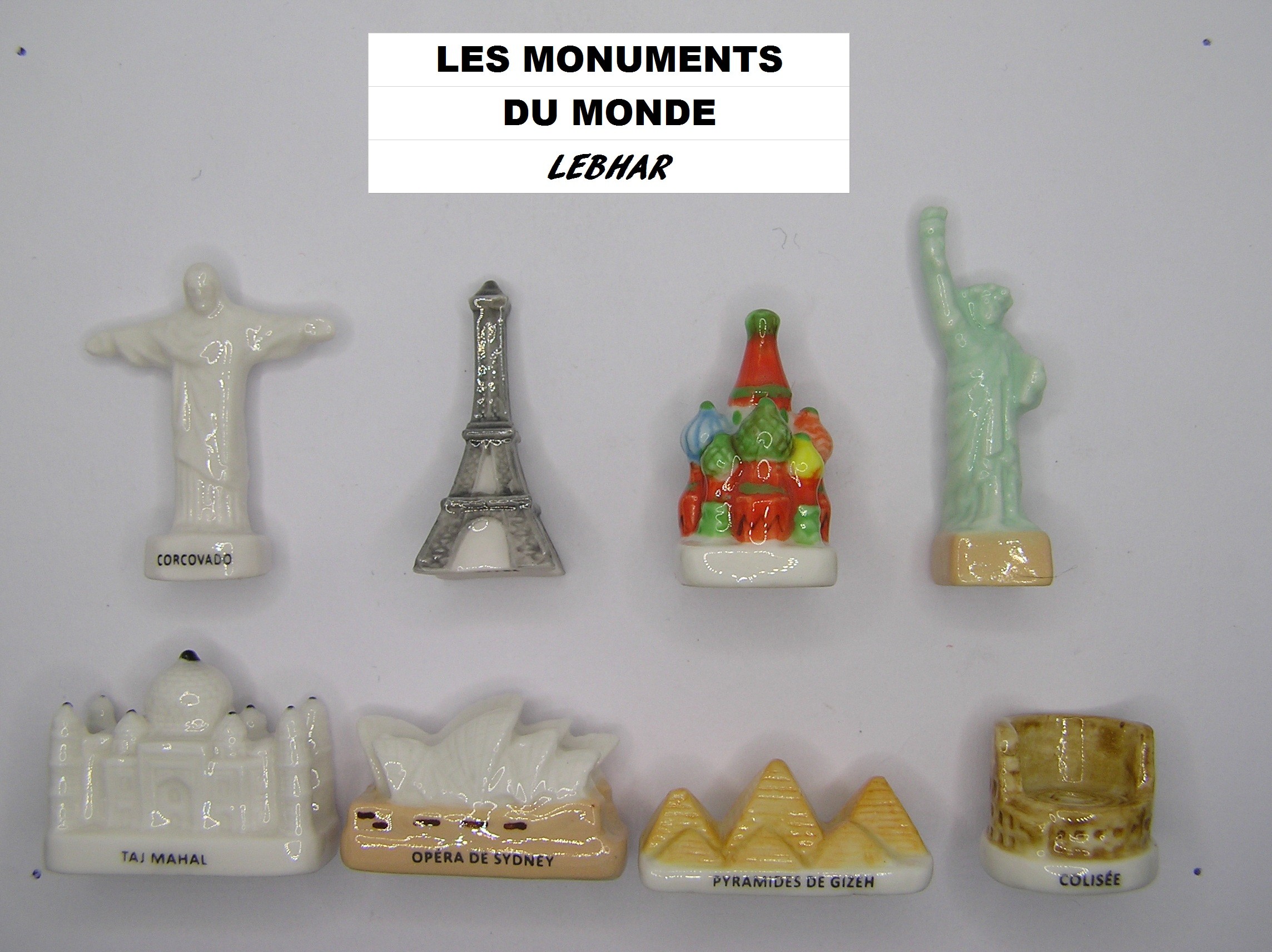 F 41 / LES MONUMENTS DU MONDE / épuisée / LEBHAR / AFF 47.2023
