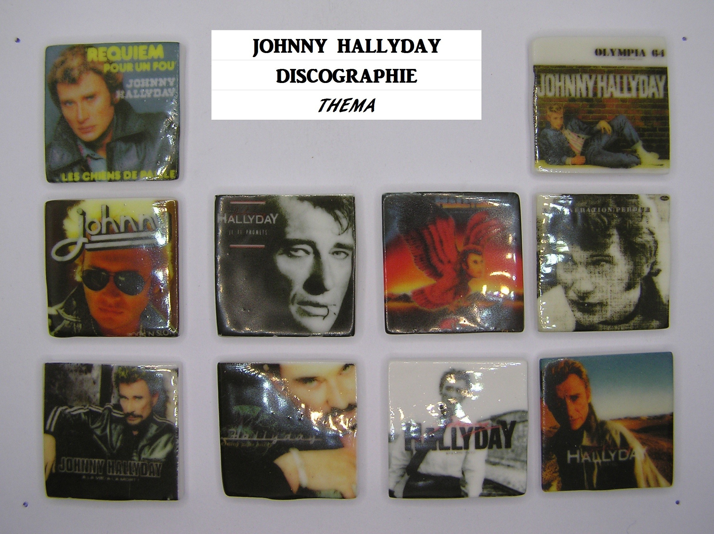 D 27 / JOHNNY HALLYDAY DISCOGRAPHIE / épuisée / THEMA - PRIME / AFF 75.2021