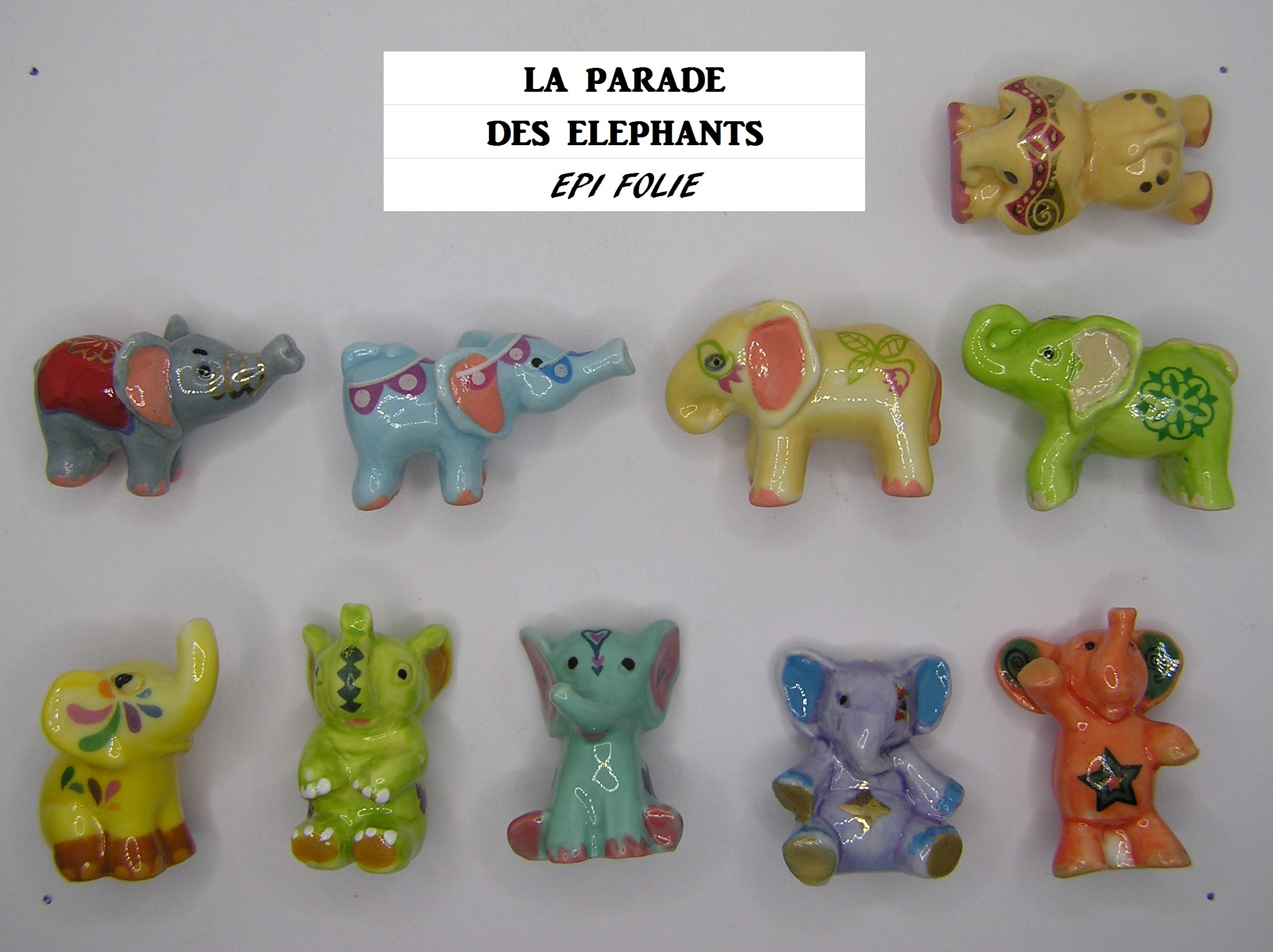 D 30 / LA PARADE DES ELEPHANTS / 12 €uros / EPI FOLIE - ALCARA / AFF 12.2020