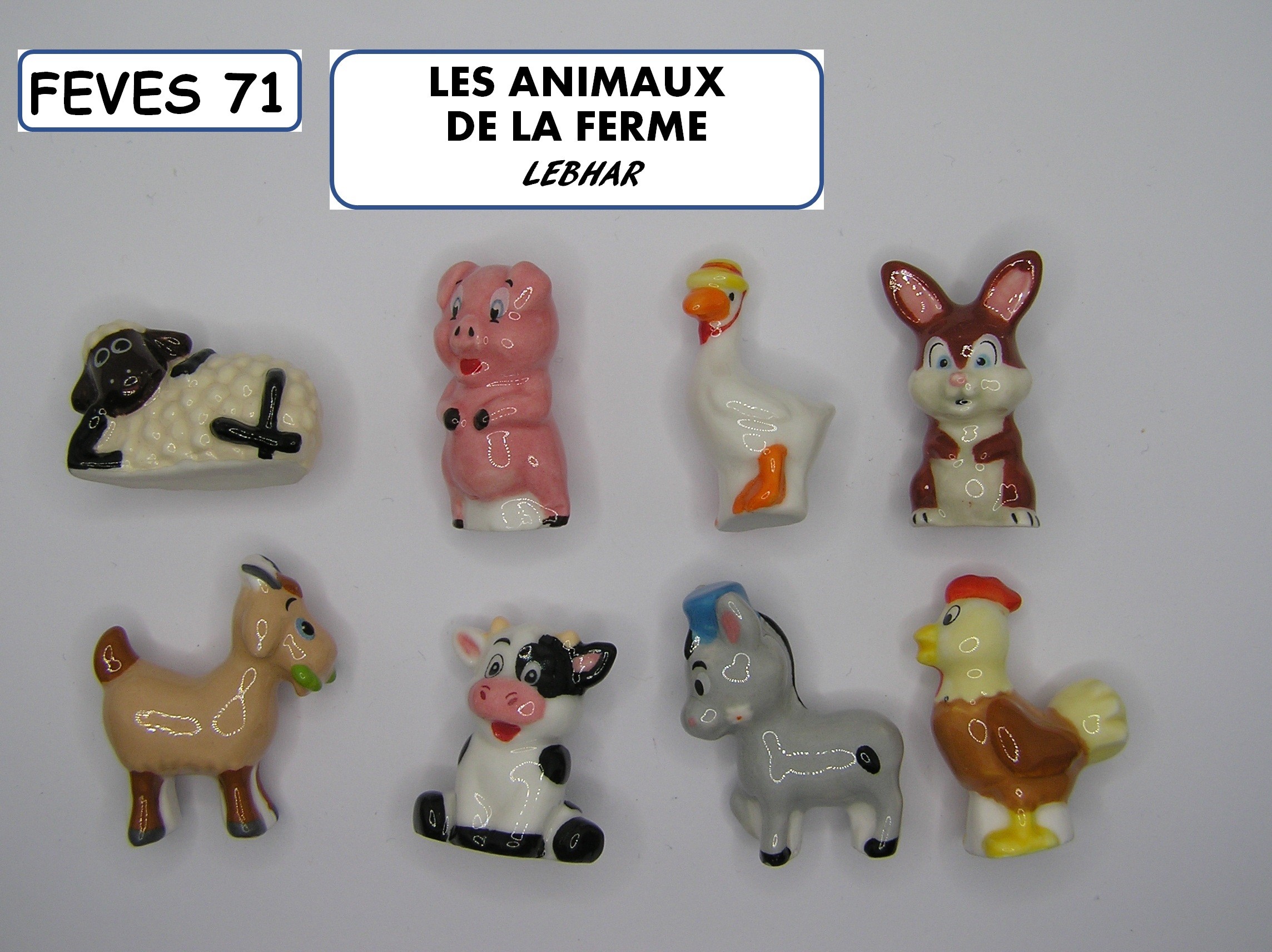 G 39 / LES ANIMAUX DE LA FERME / 13 €uros / LEBHAR / 2024