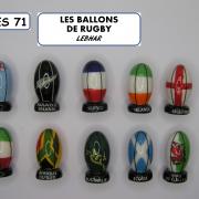 G 62 / LES BALLONS DE RUGBY / épuisée / LEBHAR / AFF 51.2024