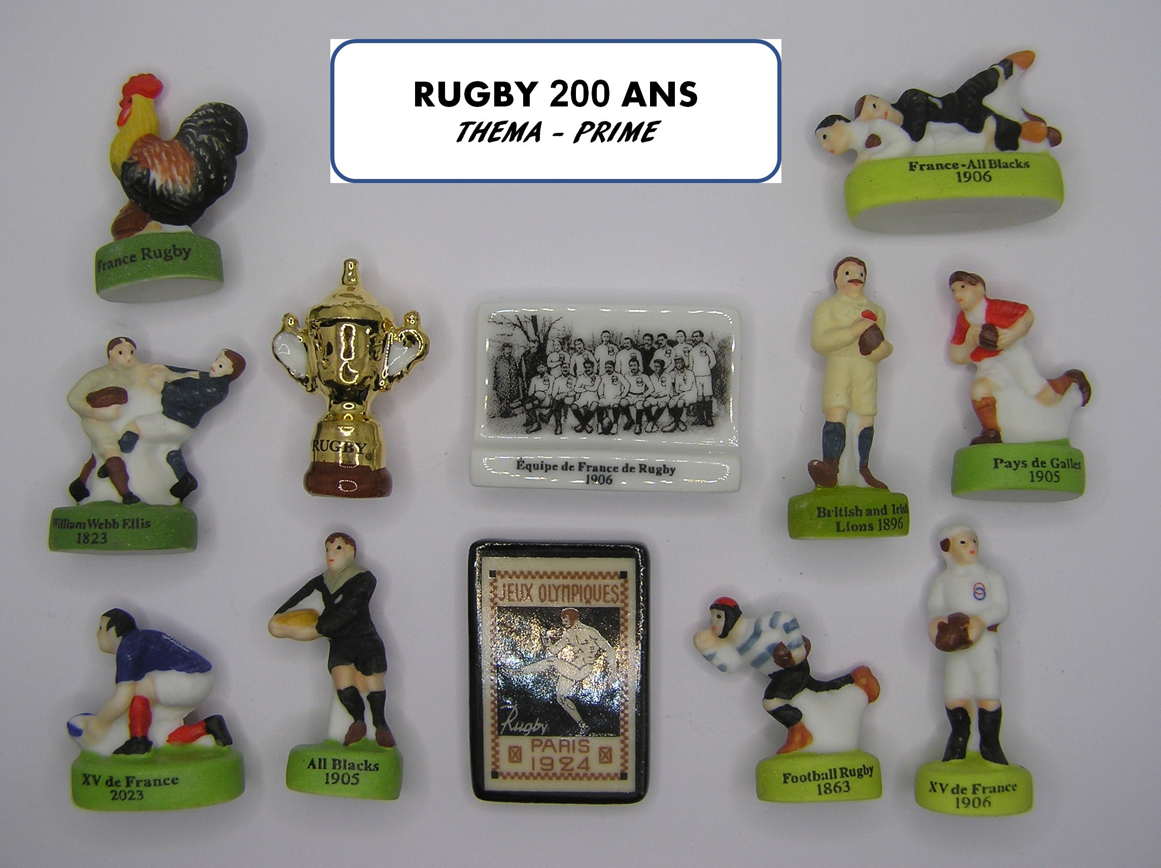 G 63 / RUGBY 200 ANS / 18 €uros / THEMA - PRIME / AFF 76.2023