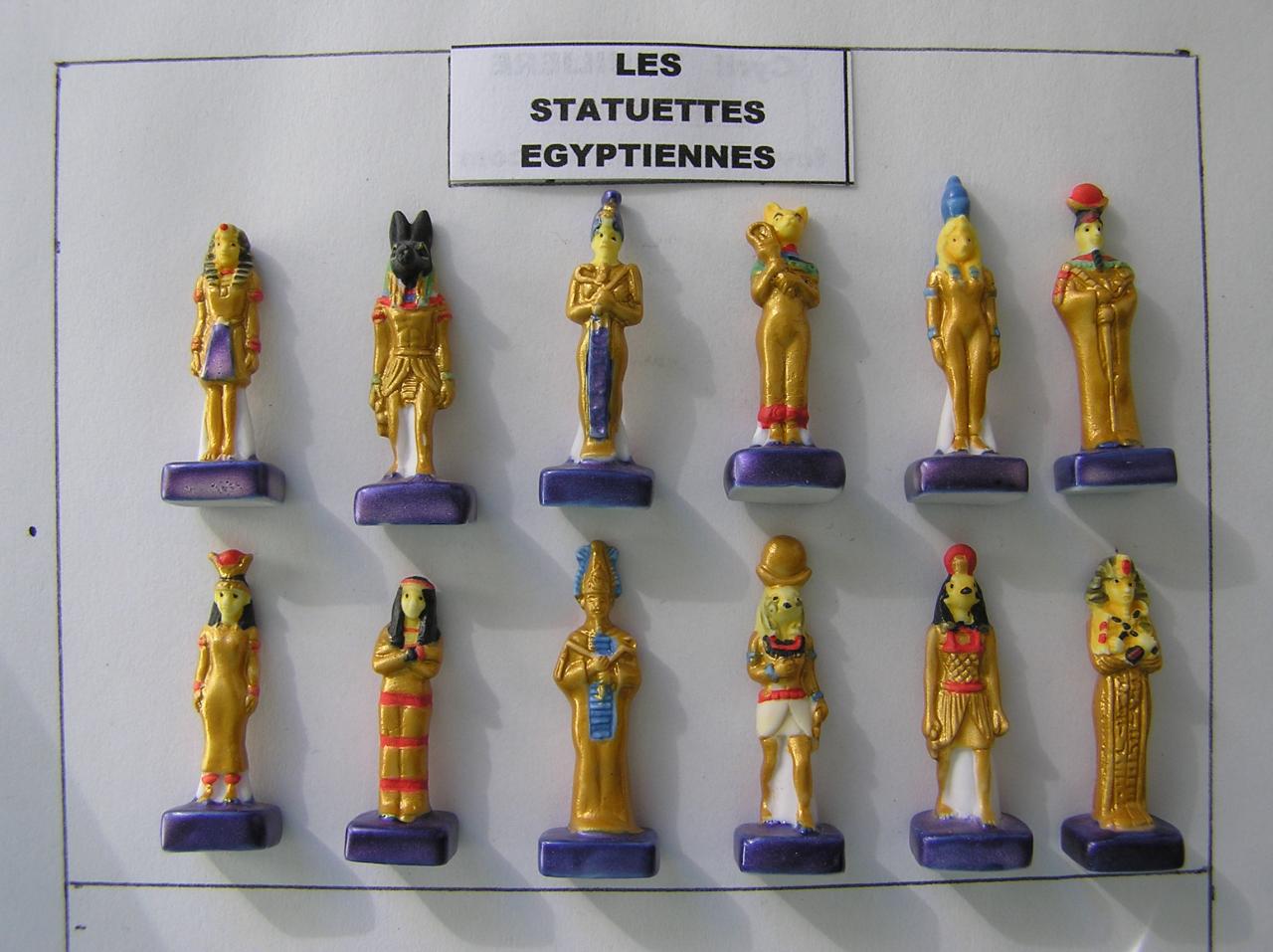 242 / LES STATUETTES EGYPTIENNES / épuisée / AFF 41.2015
