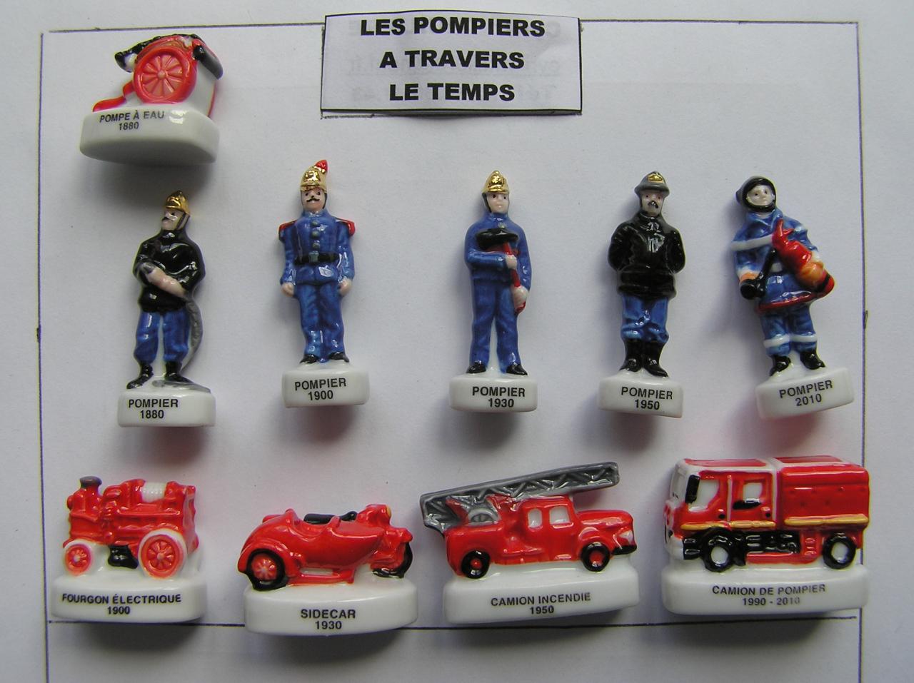 45 /  LES POMPIERS A TRAVERS LE TEMPS / épuisée / AFF 43.2012