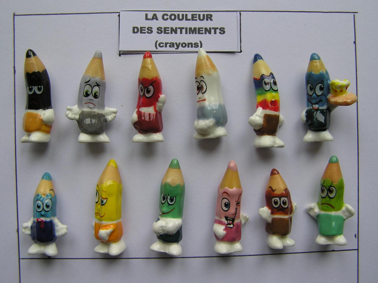 A 36 / LA COULEUR DES SENTIMENTS (crayons)  / épuisée / AFF 94.2016