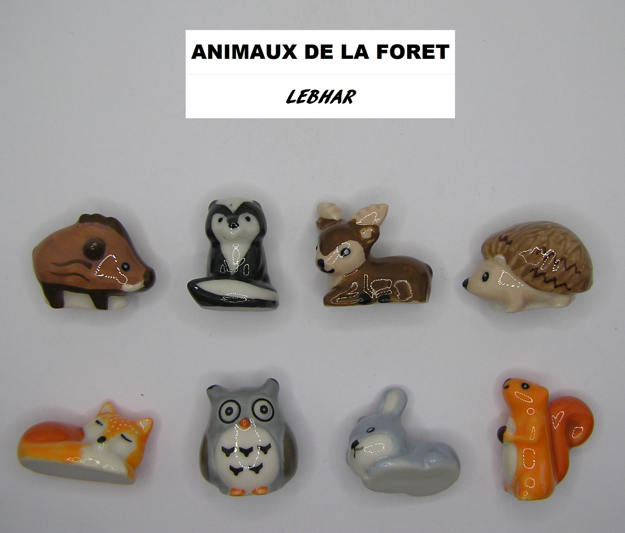 E 03 / ANIMAUX DE LA FORET / épuisée / LEBHAR / AFF 53.2022