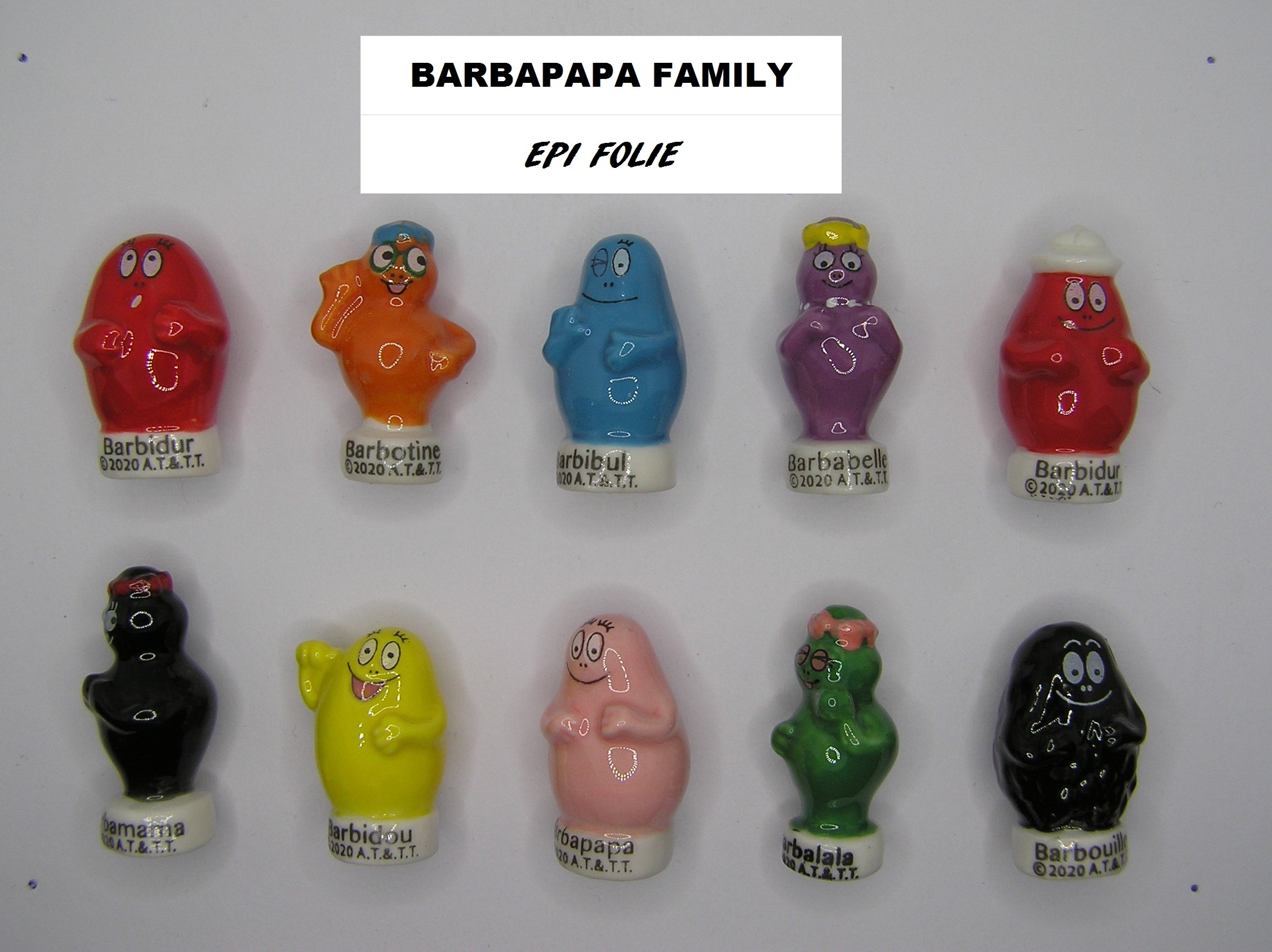 E 68 / BARBAPAPA FAMILY / épuisée / EPI FOLIE - ALCARA  / AFF 01.2021