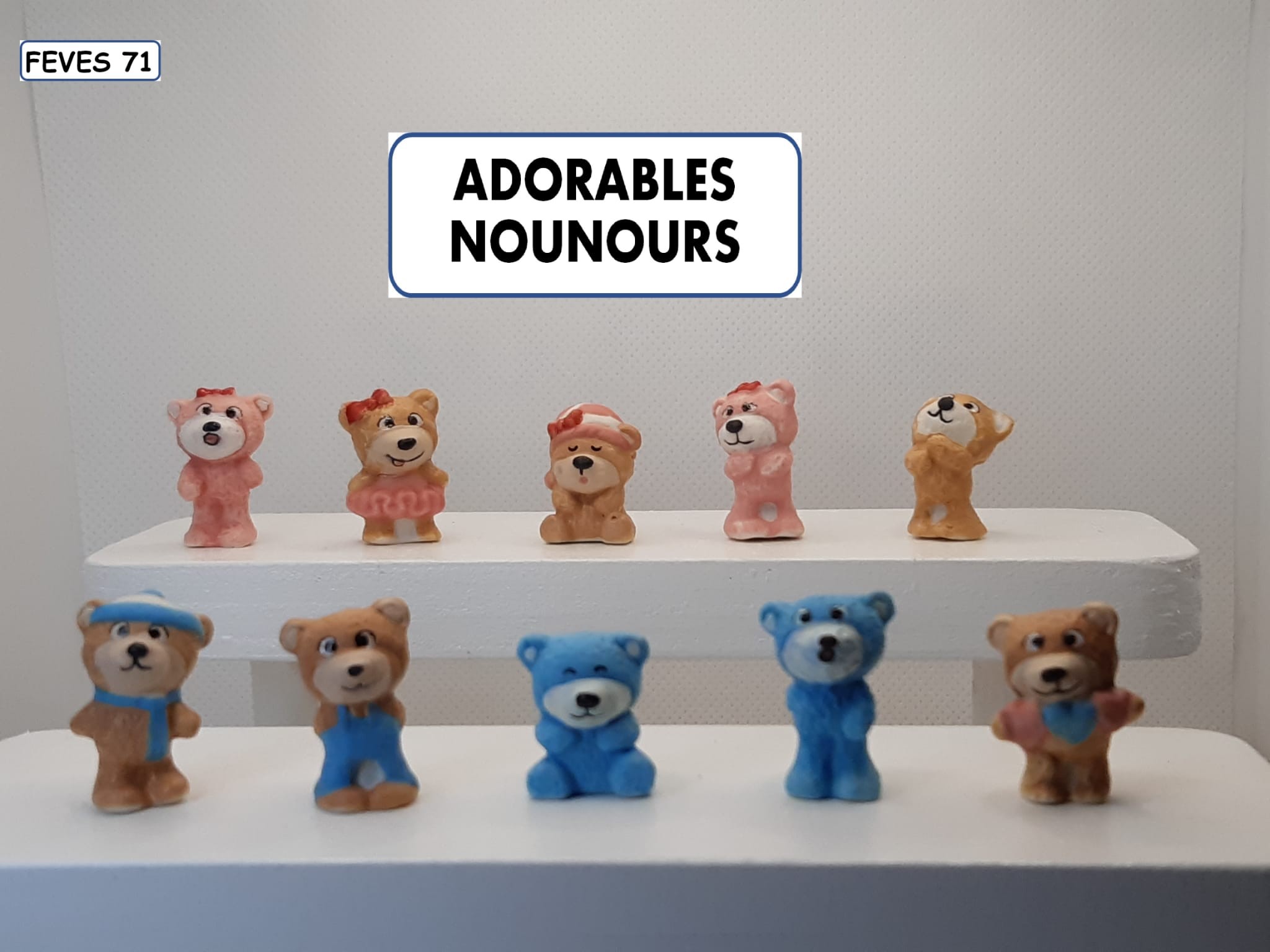 H 77 / ADORABLES NOUNOURS / 15 €uros / 2025