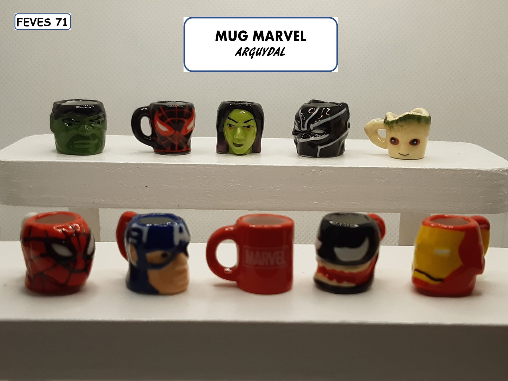 H 46 / MUG MARVEL / 16 €uros / ARGUYDAL