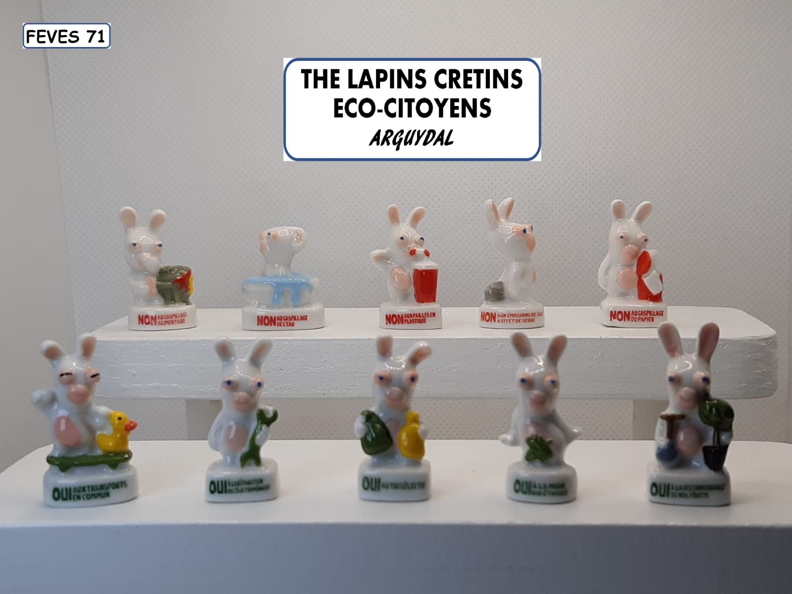 H 63 / THE LAPINS CRETINS ECO-CITOYENS / 15 €uros / ARGUYDAL / AFF 21.2024