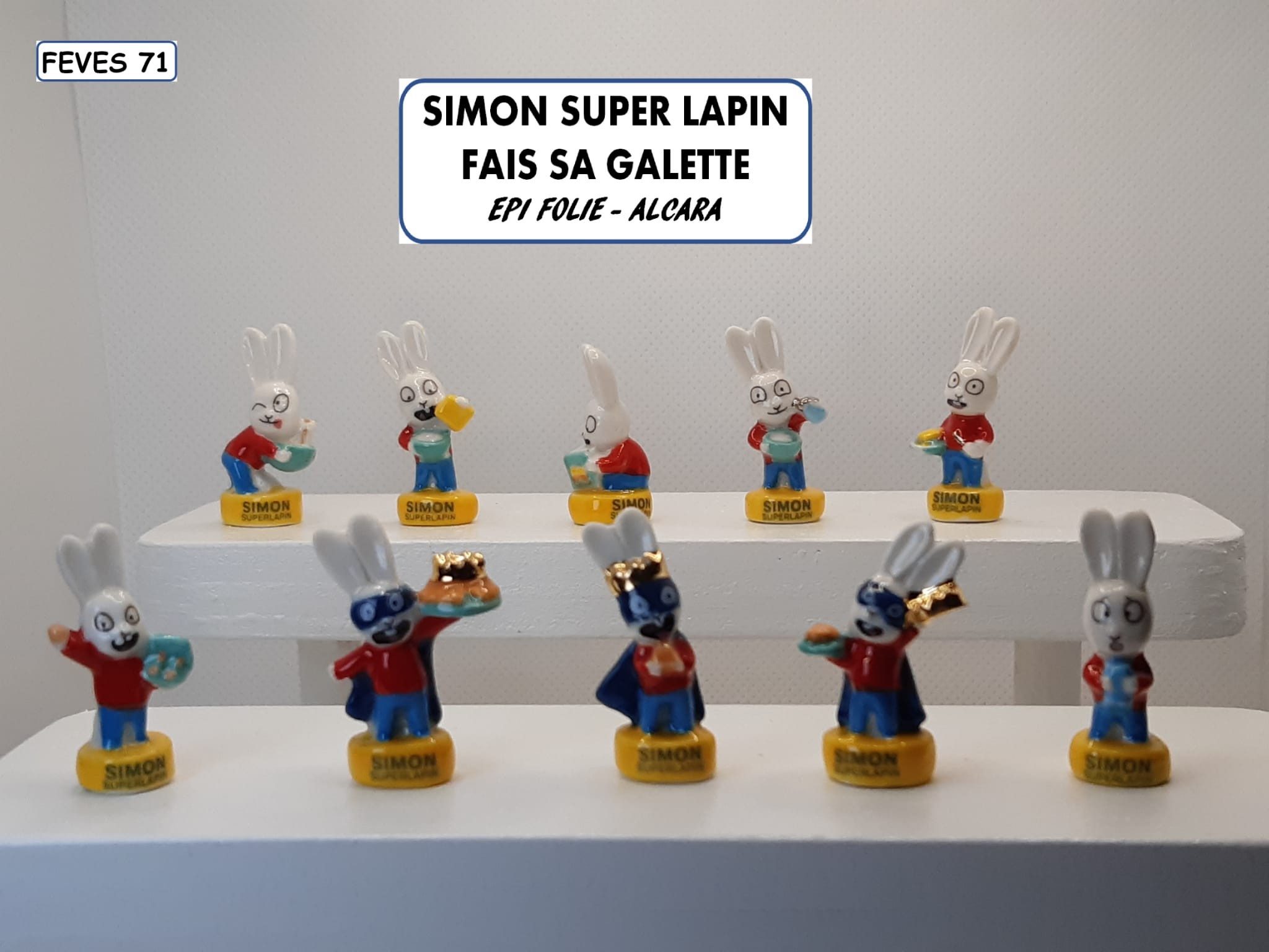 H 57 / SIMON SUPER LAPIN FAIS SA GALETTE / 15 €uros / EPI FOLIE - ALCARA / 2025