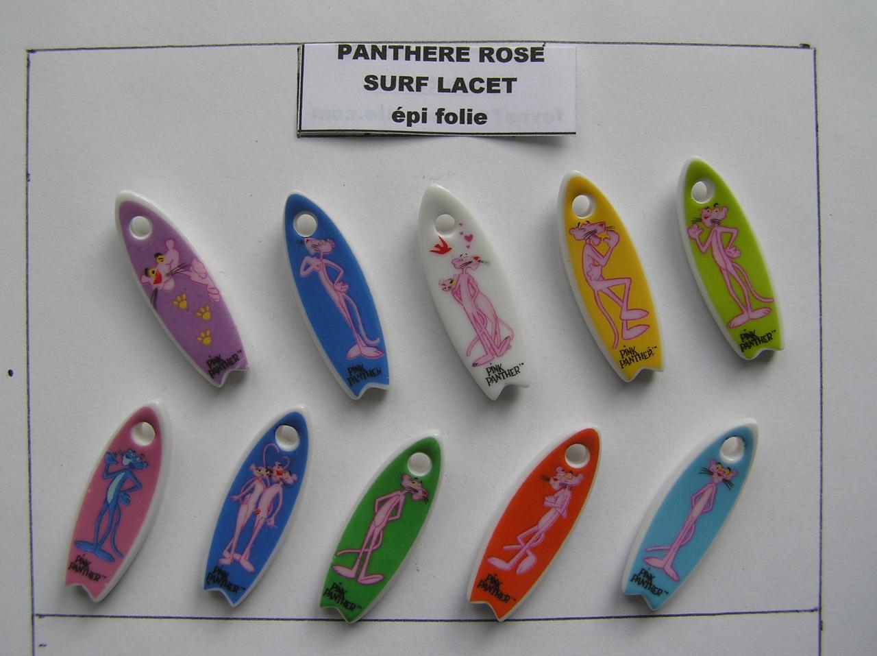U 10 / PANTHERE ROSE SURF lacet / épuisée / AFF 06.2015